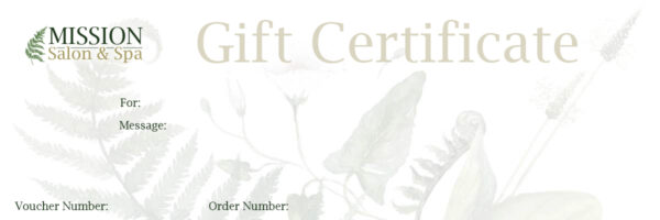 Gift Certificate